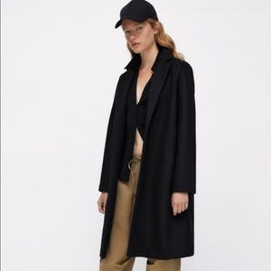 Zara Lapel Collar Coat